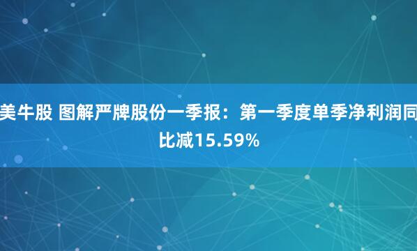 美牛股 图解严牌股份一季报：第一季度单季净利润同比减15.59%