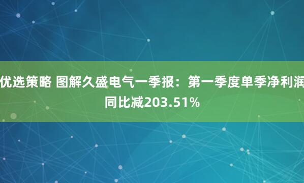 优选策略 图解久盛电气一季报：第一季度单季净利润同比减203.51%
